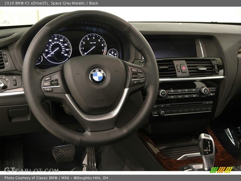 Space Grey Metallic / Black 2016 BMW X3 xDrive35i