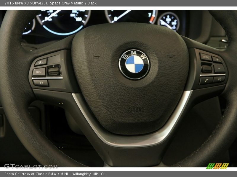 Space Grey Metallic / Black 2016 BMW X3 xDrive35i