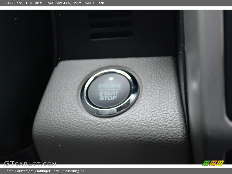 Ingot Silver / Black 2017 Ford F150 Lariat SuperCrew 4X4