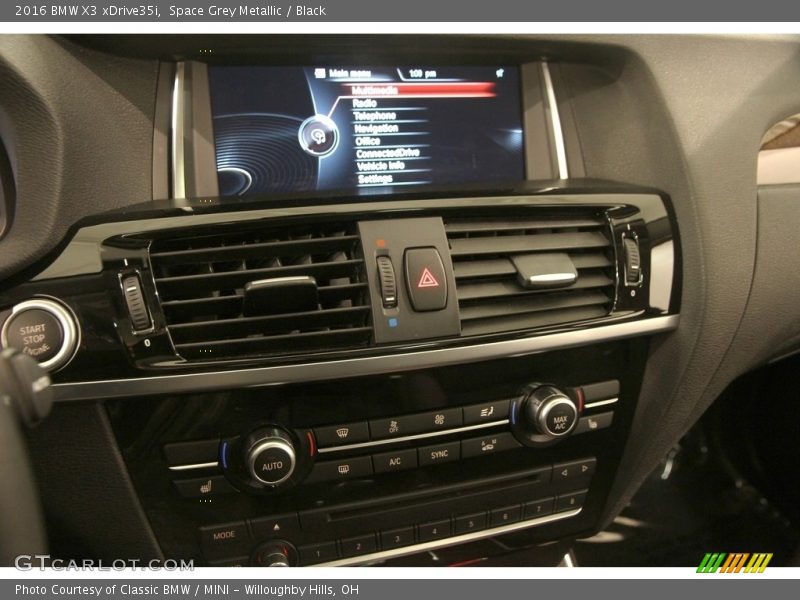 Space Grey Metallic / Black 2016 BMW X3 xDrive35i
