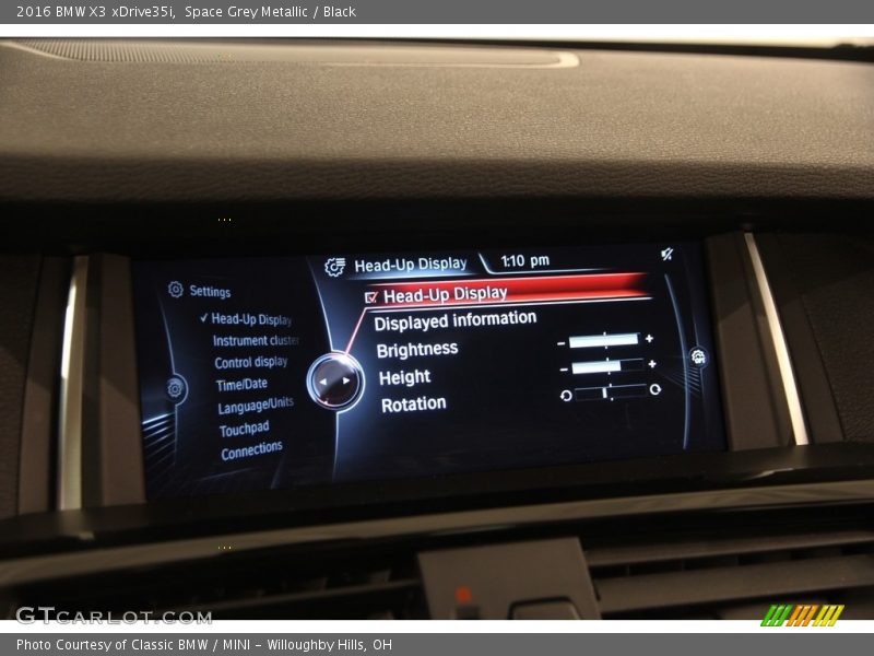 Space Grey Metallic / Black 2016 BMW X3 xDrive35i