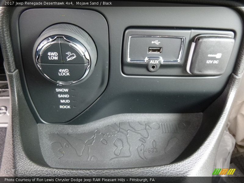 Mojave Sand / Black 2017 Jeep Renegade Deserthawk 4x4