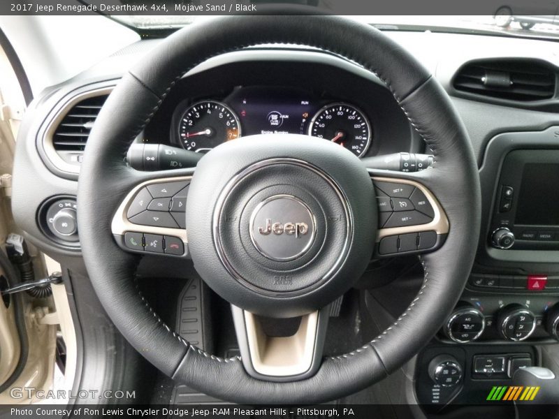 Mojave Sand / Black 2017 Jeep Renegade Deserthawk 4x4