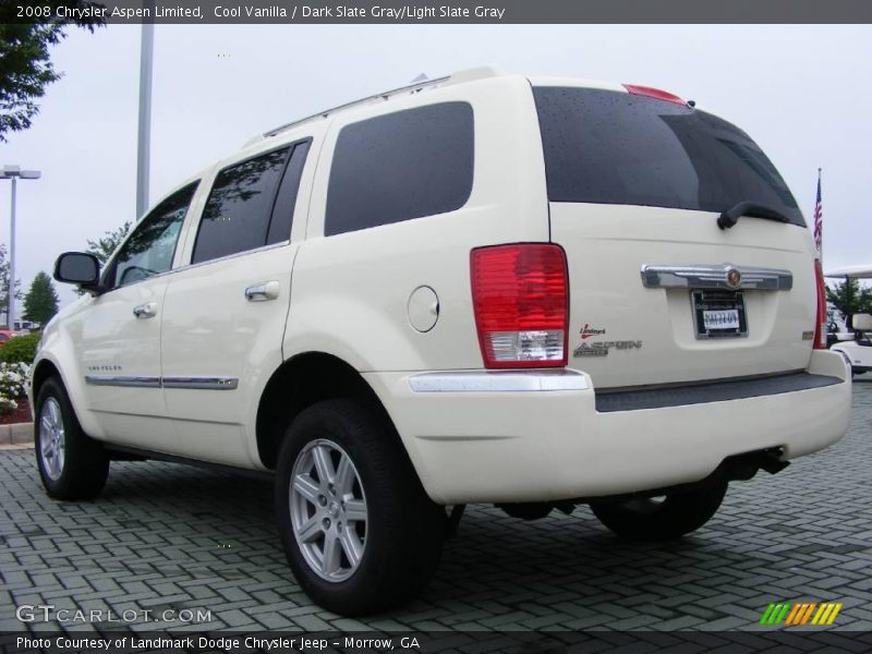 Cool Vanilla / Dark Slate Gray/Light Slate Gray 2008 Chrysler Aspen Limited