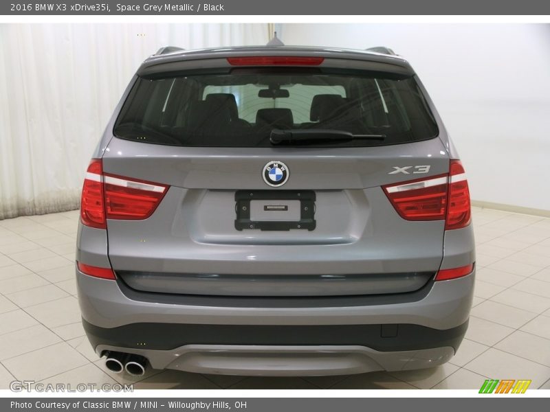 Space Grey Metallic / Black 2016 BMW X3 xDrive35i