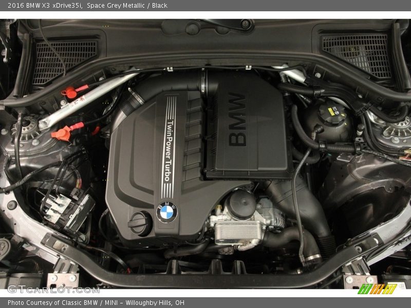 Space Grey Metallic / Black 2016 BMW X3 xDrive35i