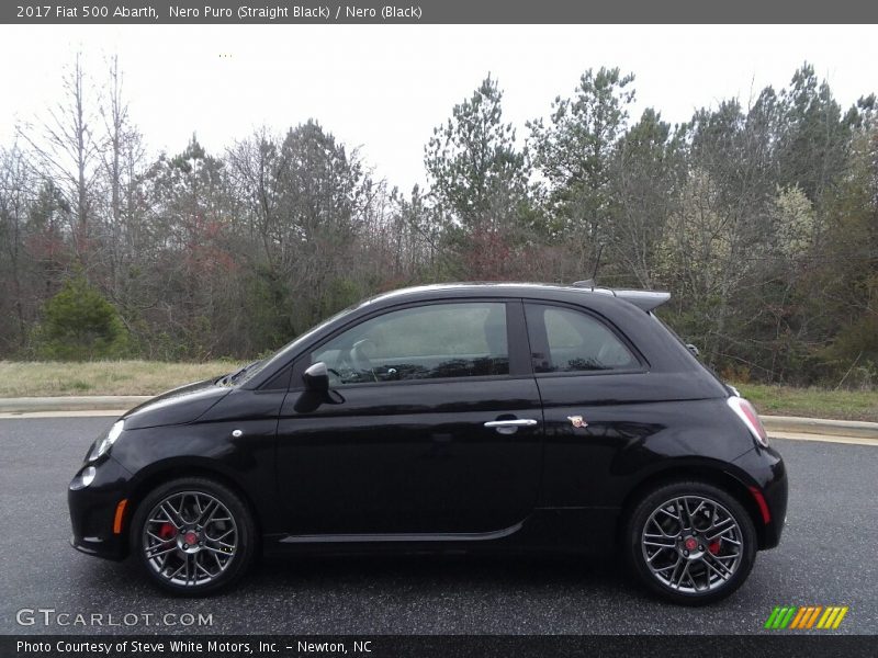  2017 500 Abarth Nero Puro (Straight Black)