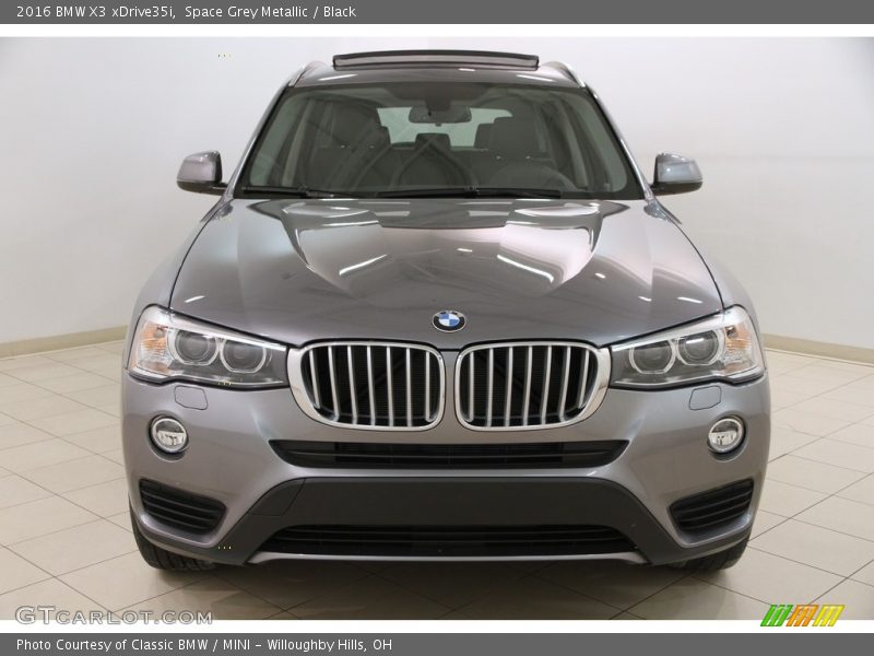 Space Grey Metallic / Black 2016 BMW X3 xDrive35i