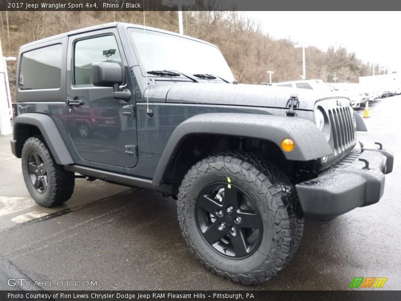 Rhino / Black 2017 Jeep Wrangler Sport 4x4