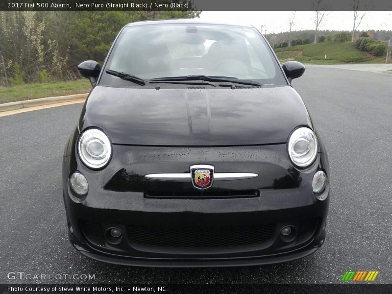 Nero Puro (Straight Black) / Nero (Black) 2017 Fiat 500 Abarth