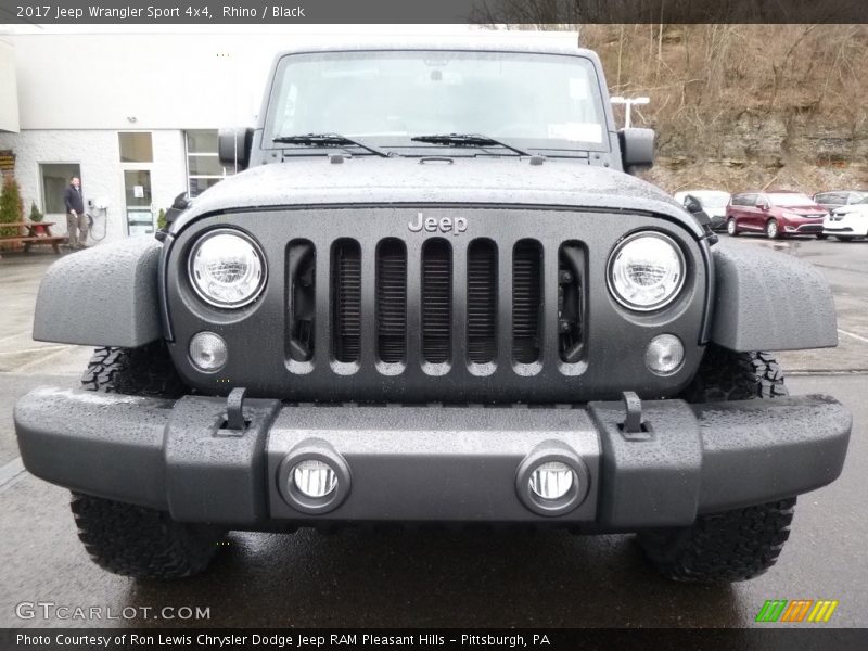 Rhino / Black 2017 Jeep Wrangler Sport 4x4