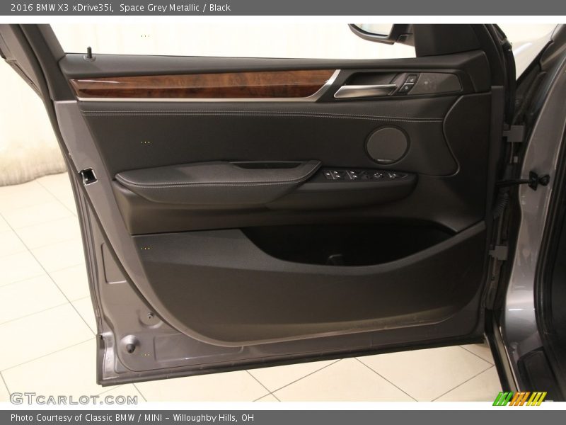 Space Grey Metallic / Black 2016 BMW X3 xDrive35i