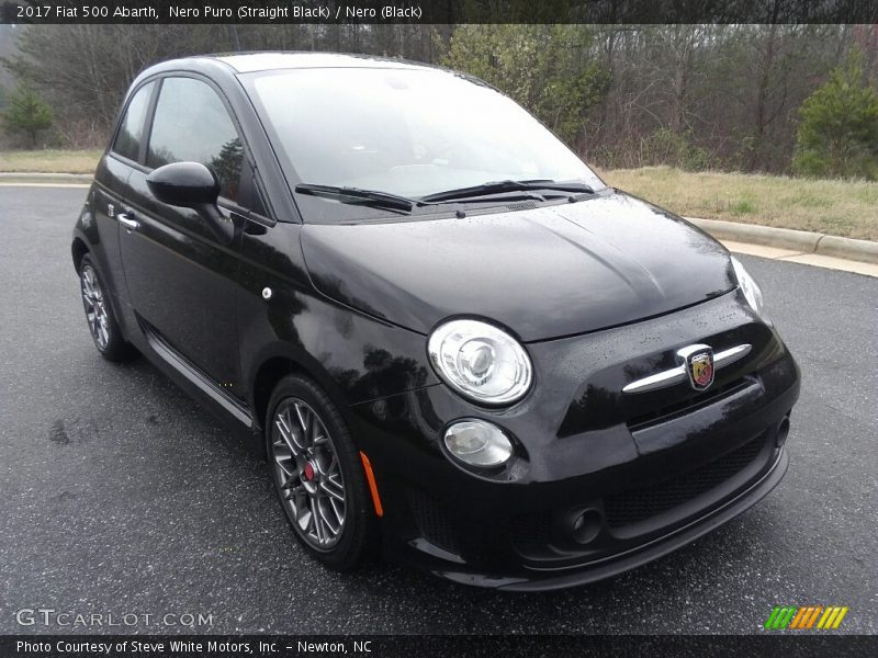 Nero Puro (Straight Black) / Nero (Black) 2017 Fiat 500 Abarth