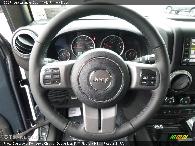 Rhino / Black 2017 Jeep Wrangler Sport 4x4