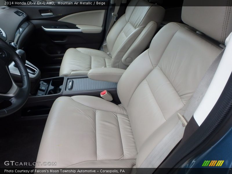 Mountain Air Metallic / Beige 2014 Honda CR-V EX-L AWD