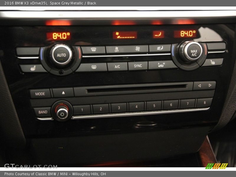 Space Grey Metallic / Black 2016 BMW X3 xDrive35i