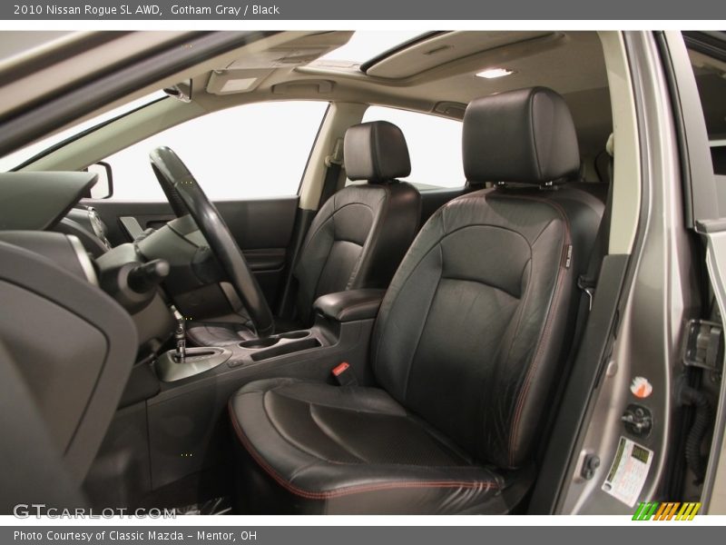 Gotham Gray / Black 2010 Nissan Rogue SL AWD