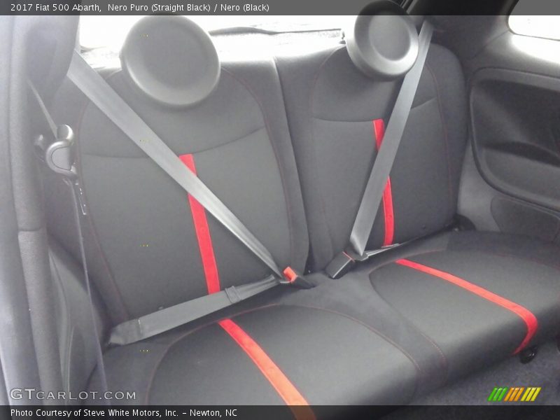 Rear Seat of 2017 500 Abarth