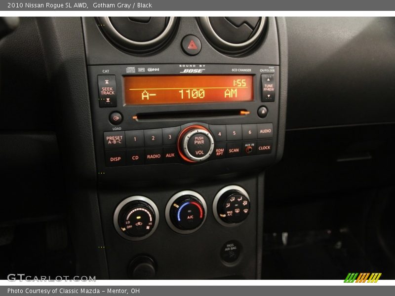 Gotham Gray / Black 2010 Nissan Rogue SL AWD