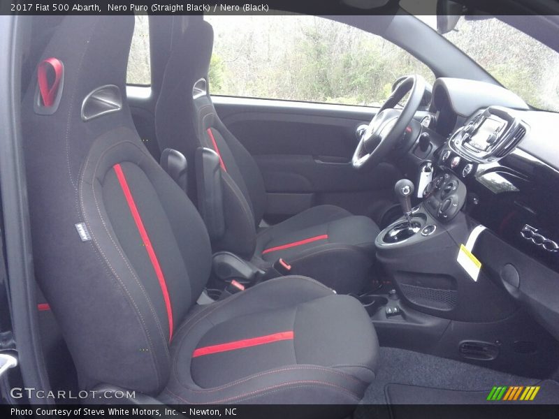 Front Seat of 2017 500 Abarth