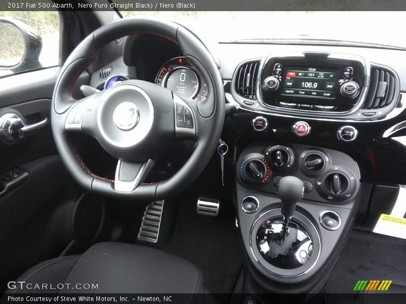 Controls of 2017 500 Abarth