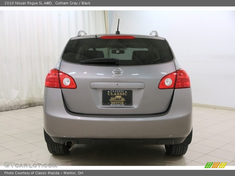 Gotham Gray / Black 2010 Nissan Rogue SL AWD