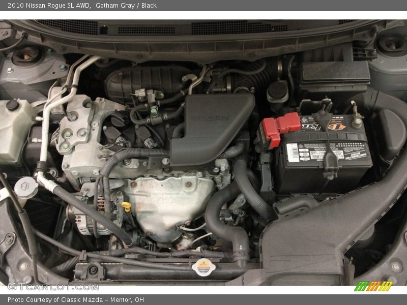 Gotham Gray / Black 2010 Nissan Rogue SL AWD