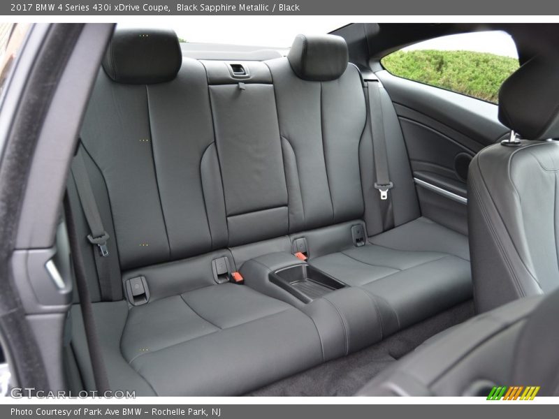 Black Sapphire Metallic / Black 2017 BMW 4 Series 430i xDrive Coupe