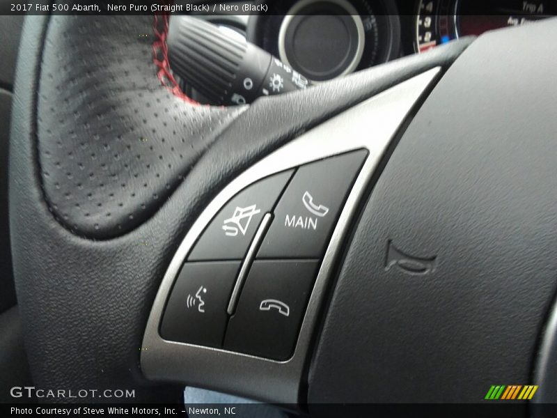 Controls of 2017 500 Abarth