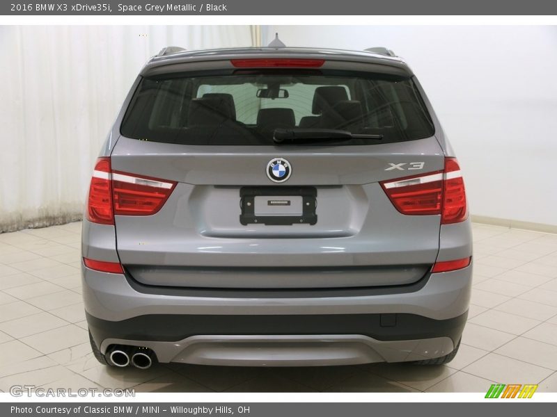 Space Grey Metallic / Black 2016 BMW X3 xDrive35i