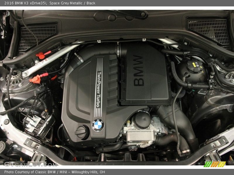 Space Grey Metallic / Black 2016 BMW X3 xDrive35i
