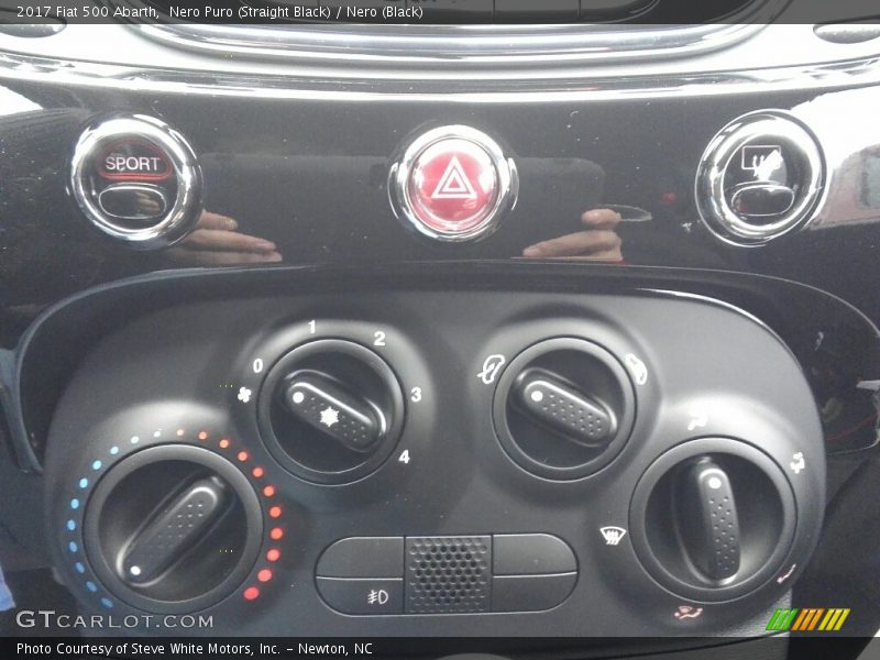 Controls of 2017 500 Abarth