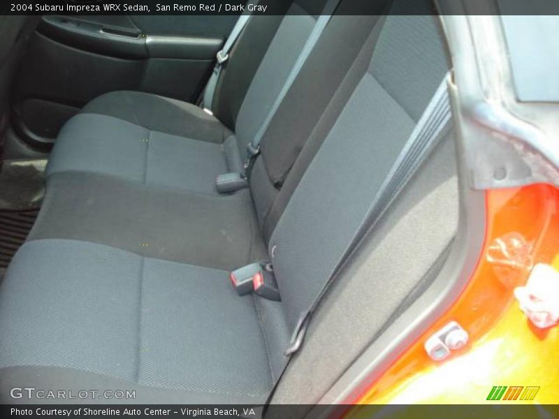 San Remo Red / Dark Gray 2004 Subaru Impreza WRX Sedan