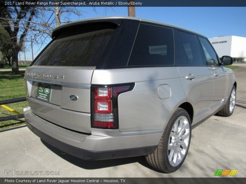 Aruba Metallic / Ebony/Ebony 2017 Land Rover Range Rover Supercharged