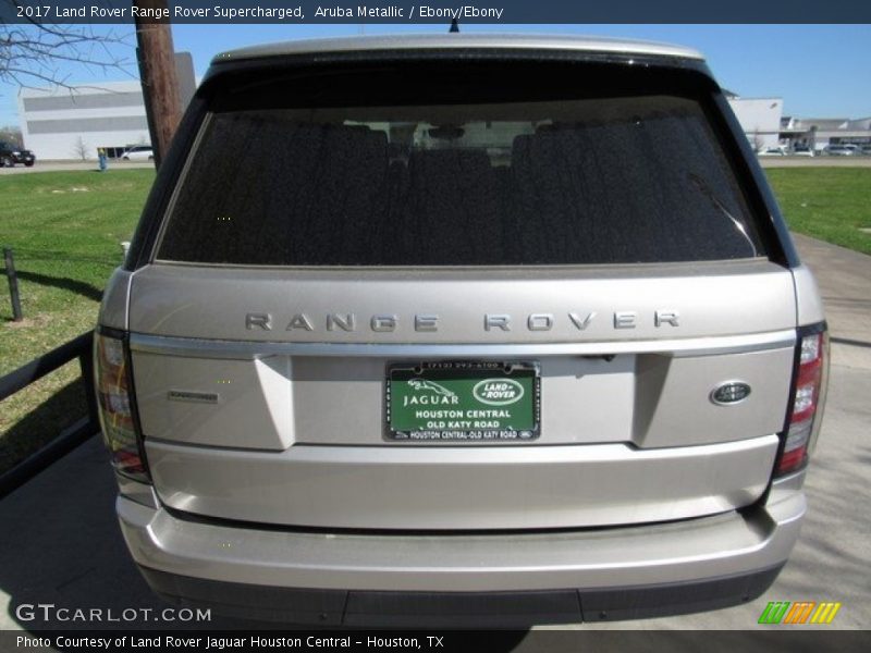 Aruba Metallic / Ebony/Ebony 2017 Land Rover Range Rover Supercharged