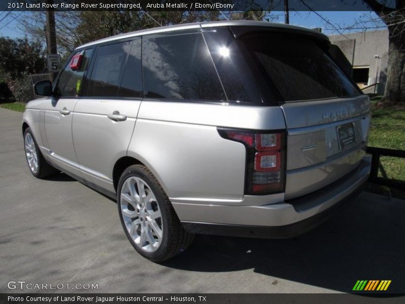 Aruba Metallic / Ebony/Ebony 2017 Land Rover Range Rover Supercharged