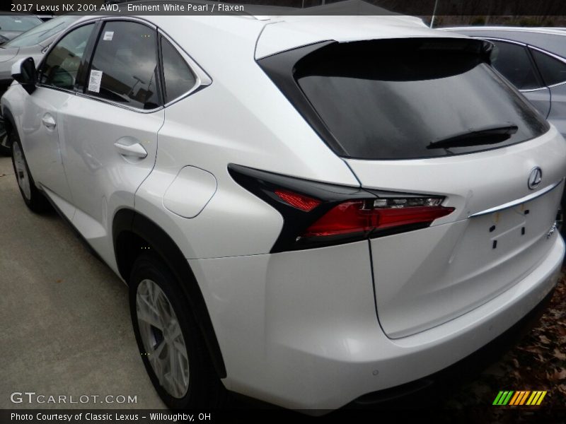Eminent White Pearl / Flaxen 2017 Lexus NX 200t AWD