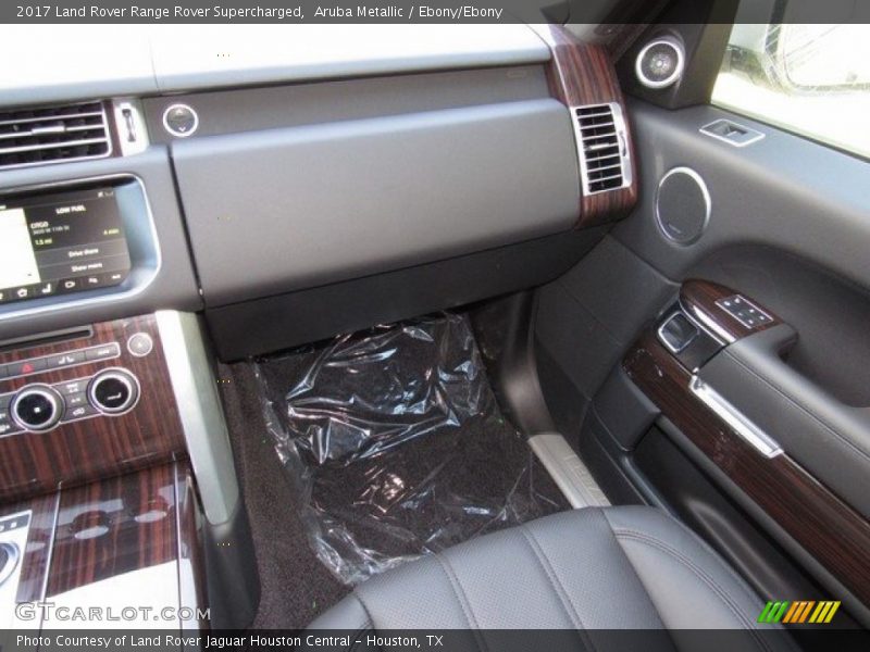 Aruba Metallic / Ebony/Ebony 2017 Land Rover Range Rover Supercharged