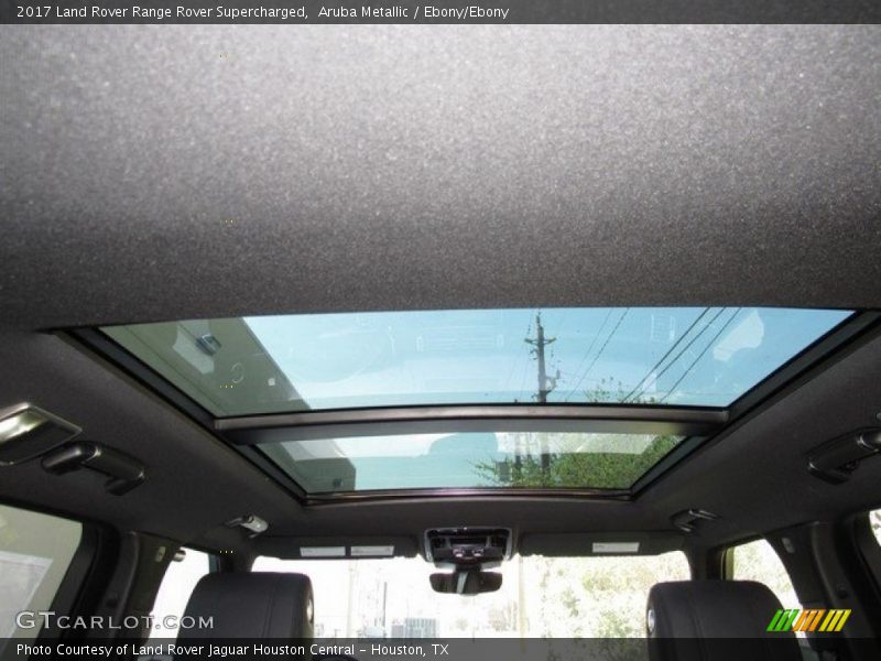 Aruba Metallic / Ebony/Ebony 2017 Land Rover Range Rover Supercharged