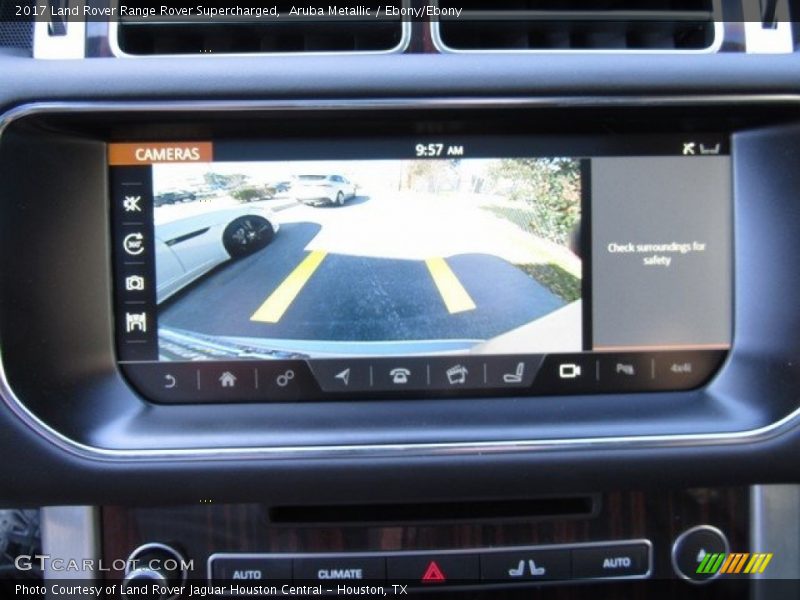 Aruba Metallic / Ebony/Ebony 2017 Land Rover Range Rover Supercharged