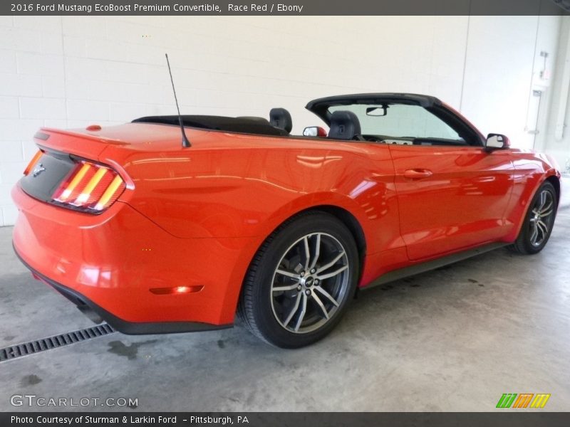 Race Red / Ebony 2016 Ford Mustang EcoBoost Premium Convertible