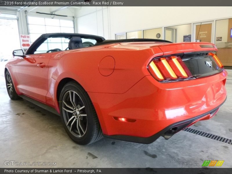 Race Red / Ebony 2016 Ford Mustang EcoBoost Premium Convertible