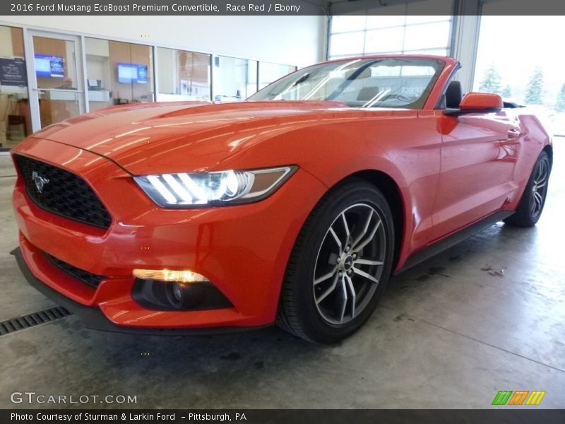 Race Red / Ebony 2016 Ford Mustang EcoBoost Premium Convertible