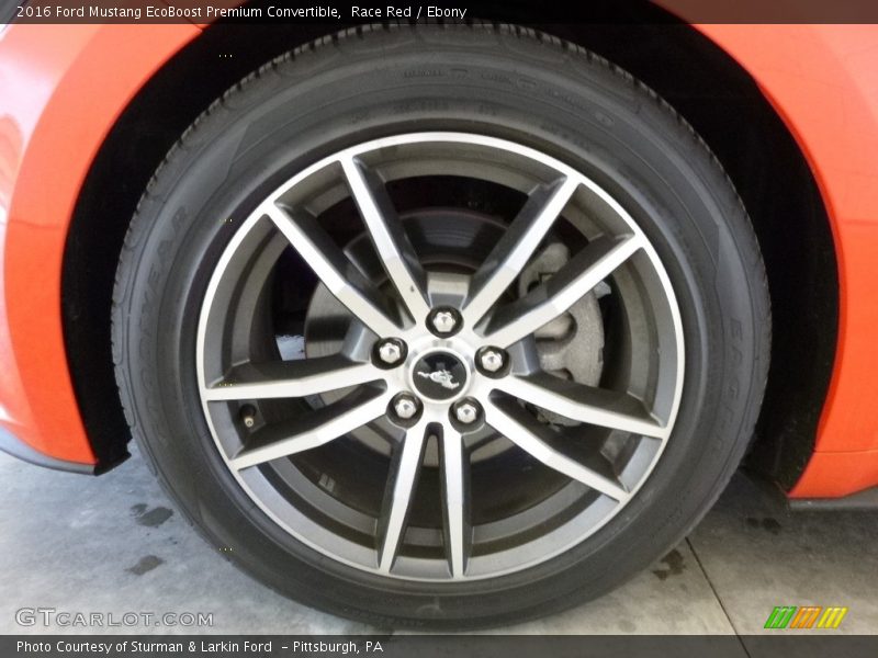 Race Red / Ebony 2016 Ford Mustang EcoBoost Premium Convertible