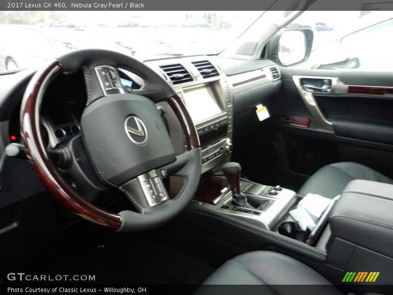 Nebula Gray Pearl / Black 2017 Lexus GX 460
