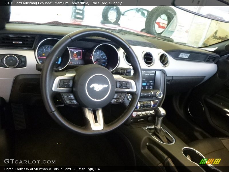 Race Red / Ebony 2016 Ford Mustang EcoBoost Premium Convertible