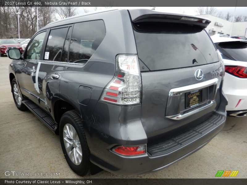 Nebula Gray Pearl / Black 2017 Lexus GX 460