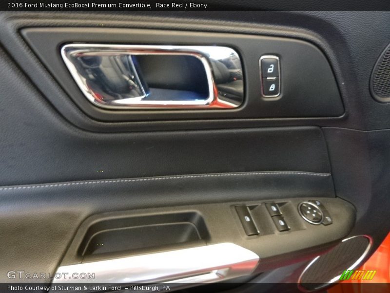 Race Red / Ebony 2016 Ford Mustang EcoBoost Premium Convertible