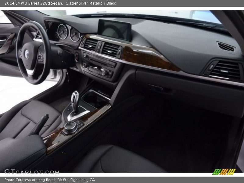 Glacier Silver Metallic / Black 2014 BMW 3 Series 328d Sedan