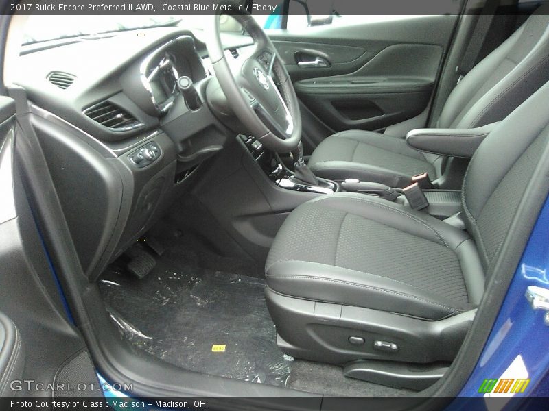 Coastal Blue Metallic / Ebony 2017 Buick Encore Preferred II AWD